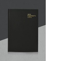 Scholar B5 ENGINEER'S 2026 DIARY - Black - 806-BK